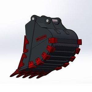 [Hot Item] Quarry Bucket Grading Bucket for Mini Excavator Rock Heavy Duty Excavator Bucket