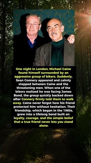 Sean Connery Saved Michael Caine From a Gang of Bikers