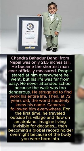 The World’s Shortest Man Could Fit Inside a Backpack