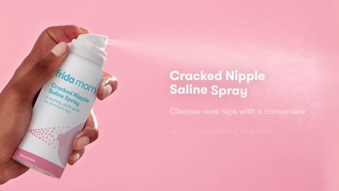 Frida Mom Nipple Cream, No-Mess Nipple Balm Moisturizer for Hydration, Gentle for Baby & Mom, 1.5fl oz