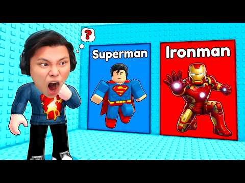 [ROBLOX] JayGray Chooses Evolving Superhero Tower Climb🧬😜Would You Rather Superhero Obby Challenge