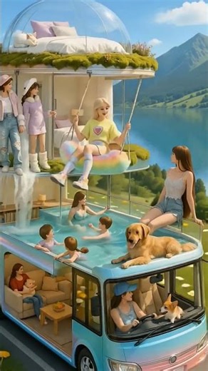 Voyage sans limites #vanlife #roadtrip #travelgram #shorts #shortsviral #shortsvideo #rvfuturiste