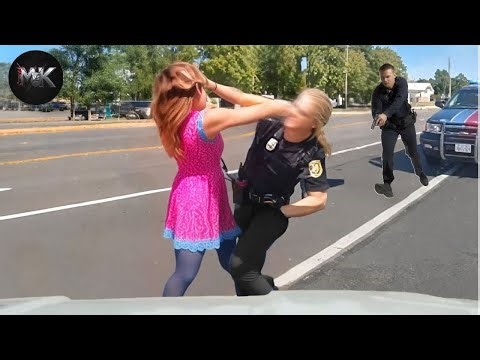 100 BRUTAL Moments When Karen Attack Cops Gets Instant Karma Caught On Dashcam!