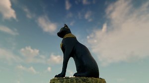 Ancient Egypt Cat Statue Animationfull Hd Stock Footage Video (100% Royalty-free) 1092880081 | Shutterstock
