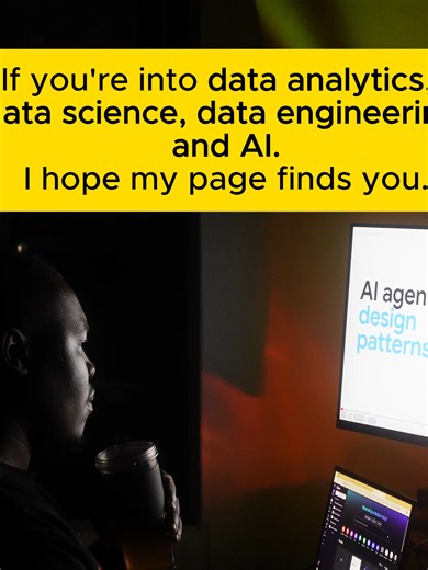 If you are into data analytics, data science, data engineering, and AI. I hope my page finds you.#datascientist #dataanalytics #dataengineer #dataroles