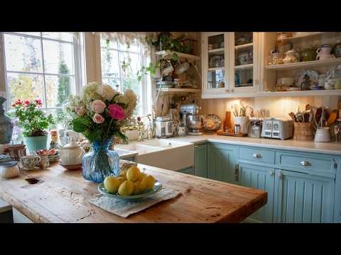 Timeless Blue Romantic Cottage Decor 2026 Cozy Rustic Shabby Chic Inspiration