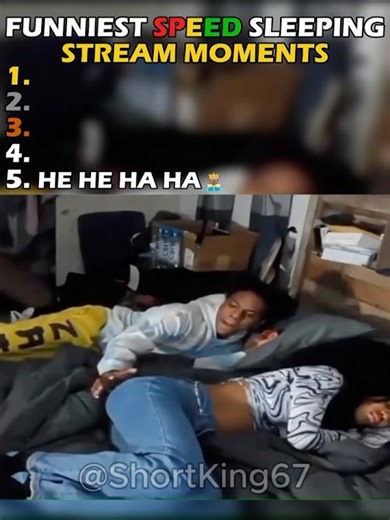 Funniest Speed Sleeping Stream Moments!🤣 #funny #ishowspeed #streamer #funnyclips