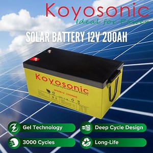 [Hot Item] 12V 200ah Solar Battery Deep Cycle Battery Inverter Battery