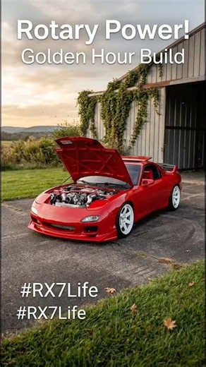 Rotary Power! Golden Hour Build #supercars #jdm #carreview