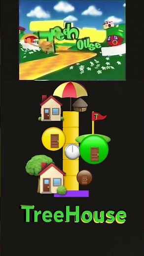 TreeHouse Logo Carnival Ident #treehouse #nostalgia #retro #treehousetv #duet #nostalgic #memories