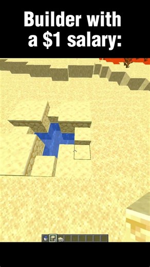Minecraft $1 Build 🪵⛏#minecraft #bestgg #meme #memes #clip #moment #build #shorts #short