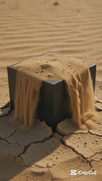 🕋 Epic Kaaba Transformation in the Desert | Liquid Clay to Sacred Structure | Cinematic AI Art 🏜️✨