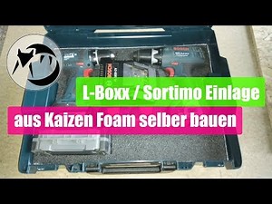 L-Boxx / Sortimo Einlage aus Kaizen Foam selber bauen