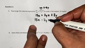 4.1K views · 41 reactions | Examination: KSSC Topic: Algebra Year: 2021 Past Paper Level: Form 6 Kiribati Curriculum | KCBE, KCSE, KSSC Maths papers with Rieteti | Facebook