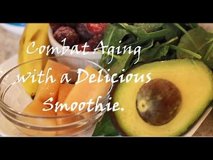 Healthy smoothie recipe | added Collagen Peptide | Anti-aging