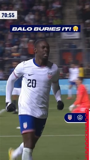 U.S. Soccer MNT on Instagram: "WE WERE KNOCKIN’ ON THE DOOR AND BALOGUN ANSWERED! 🗣️ #USMNT x @VW"