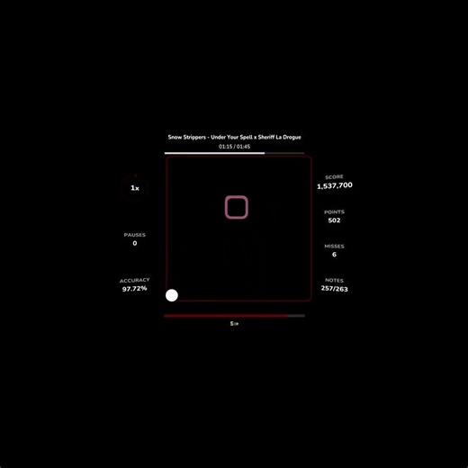 Crazy spins??? #rhythia #rhythmgame #earlyaccess #game #rhythm #top100 #aim #shorts #shortvideo #fyp