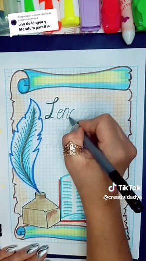 Carátulas creativas para lengua y literatura