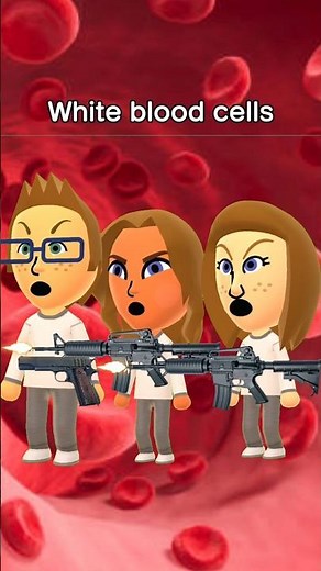 When a peanut allergy occurs: (Miitomo short comedy animation). Inspired by Khai Yuen Lim.