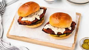 Copycat Popeyes blackened chicken sandwich recipe