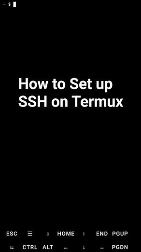 Termux SSH Setup Workflow #termux #coding #programming #code