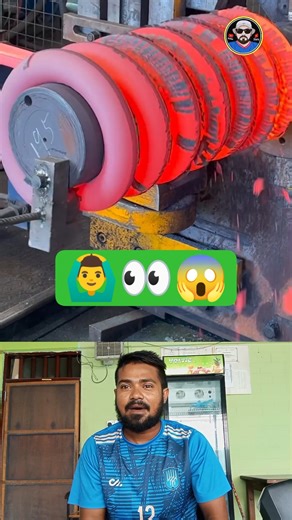 Making springs with the help of a machine using hot rods#shorts #viral #entertainment