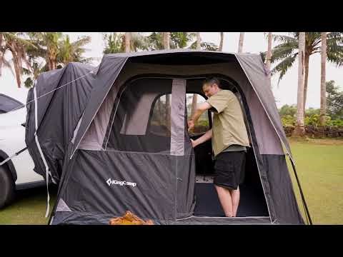 SUV Tent with a Movie Screen?! 😍 KingCamp BOUNDLESS X3 SUV Tent Review🎥