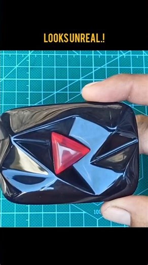 This Resin YouTube Button Looks Unreal!