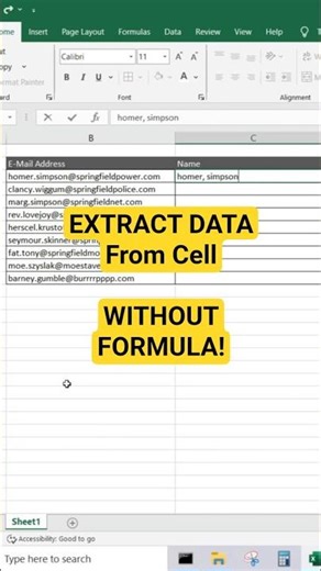 How to Extract Data from Cells in Excel
