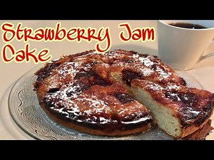 Strawberry Jam Cake/ How to make Strawberry Jam Cake