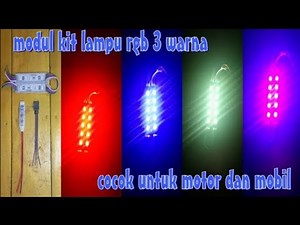 modal 23ribu lampu rgb buat motor/mobil biar lebih oke...