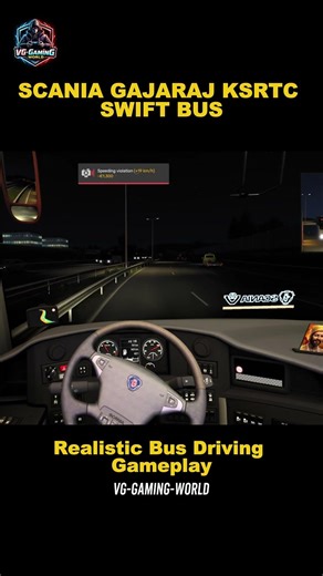 Scania Gajaraj KSRTC SWIFT BUS | Realistic Bus Driving Gameplay | #ets2#s #indianbus #livestreams