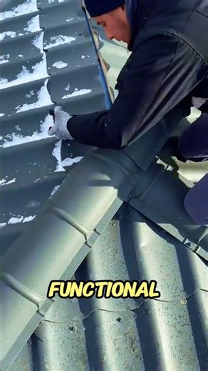 The Smart Way Pros Install Ridge Caps on Metal Roofs!