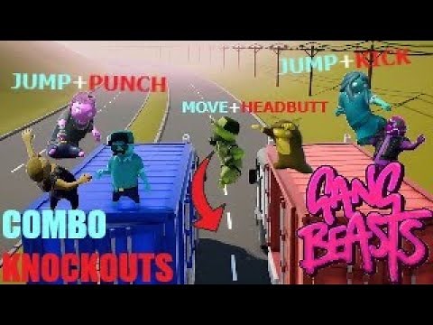 Best Combo Attacks in Gang Beasts (Gang Beasts Combo Knockouts)