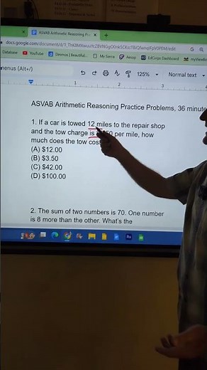 ASVAB Math Trick for Arithmetic Reasoning #math