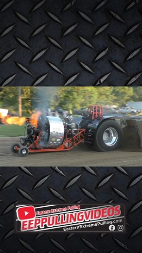 Fired Up Radial! #tractor #modified #tractorpulling
