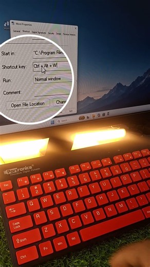 Open Word instantly with Ctrl+Alt+W! ⌨️🔥 #MicrosoftWord #Shortcuts #windows
