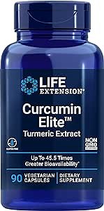 Life Extension Curcumin Elite Turmeric Extract, 90 Veg Capsules