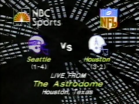 1981 Week 6 - Seahawks vs. Oilers