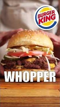 At home: Whopper from Burger King