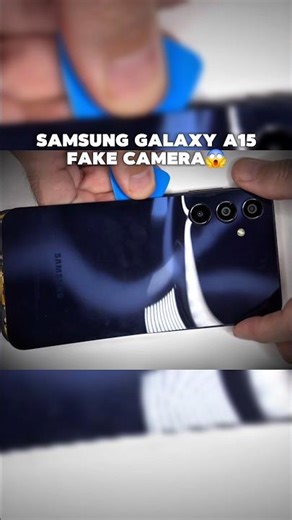 Samsung Galaxy A15 Fake Camera Check 😱 #samsung #galaxy #a15 #camera
