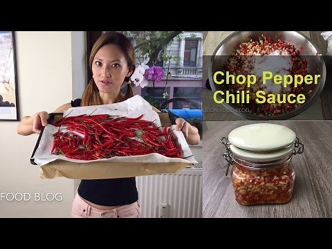 Chopped pepper chili sauce with garlics (duojiao) authentic Hunan recipe #1 湖南剁椒醬