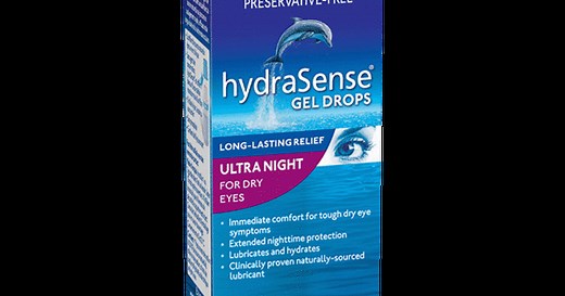 hydraSense® Ultra Night| Immediate relief of dry eyes