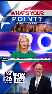 On latest edition of “What’s Your Point?” Commentator Holly Hansen drills into Democratic hypocrisy on GOP redistricting-Citing new lines drawn by Rodney Ellis & Company in 2021 to expand progressive power in Harris County & squeeze out Republican representation. FOX 26 Houston more at KRIV.fox/wyp | Greg Groogan FOX 26