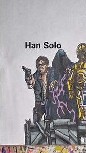 Han Solo #drawing #starwars #hansolo
