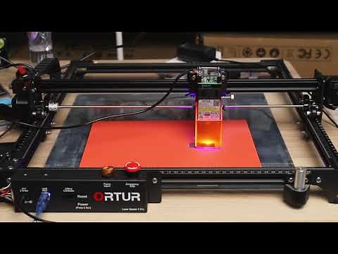 Ortur Laser Master2 Pro Engraver & Engraving On The Rubber Stamp Sheet