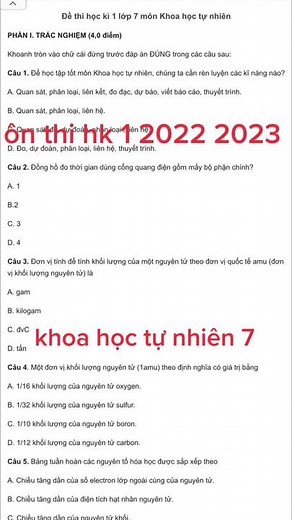 Khoa học tự nhiên lớp 7 đề ôn thi học kì hk 1 năm 2022 2023 tham khảo có đáp án khoa học tự nhiên lớp 7 khoa học tự nhiên lớp 7 giữa kì 1 khoa học tự nhiên lớp 7 đen tối khoa học tự nhiên lớp 7 trang cuối khoa học tự nhiên lớp 7 cánh diều khoa học tự nhiên lớp 7 kiểm tra giữa kì 1 khoa học tự nhiên lớp 7 kết nối tri thức khoa học tự nhiên lớp 7 nên ôn cái gì khoa học tự nhiên lớp 7 có hoá