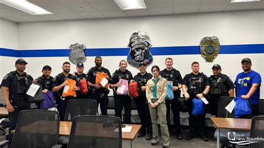 How a New Braunfels Eagle Scout decided to help local police officers
