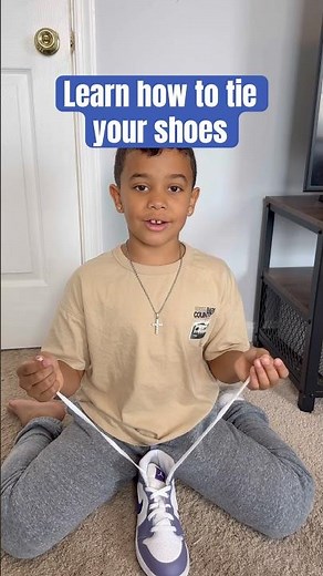 Learn how to tie your shoe tutorial #tutorial #easytutorial #easytutorialsforbeginners