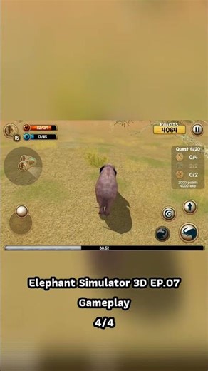 Elephant Simulator 3D EP.07 Gameplay 4/4